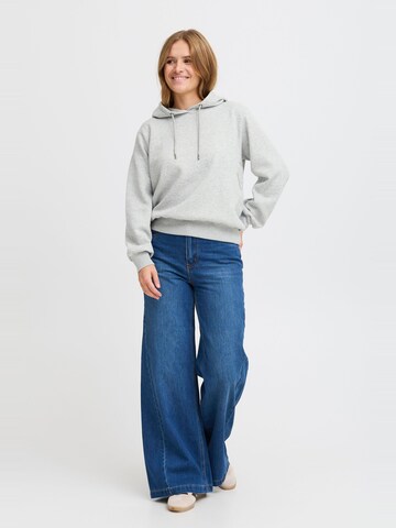 Felpa ' PZKRISTEN LS Logo Sweatshirt ' di PULZ Jeans in grigio