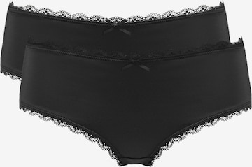 SugarShape Boyshorts in Black: front