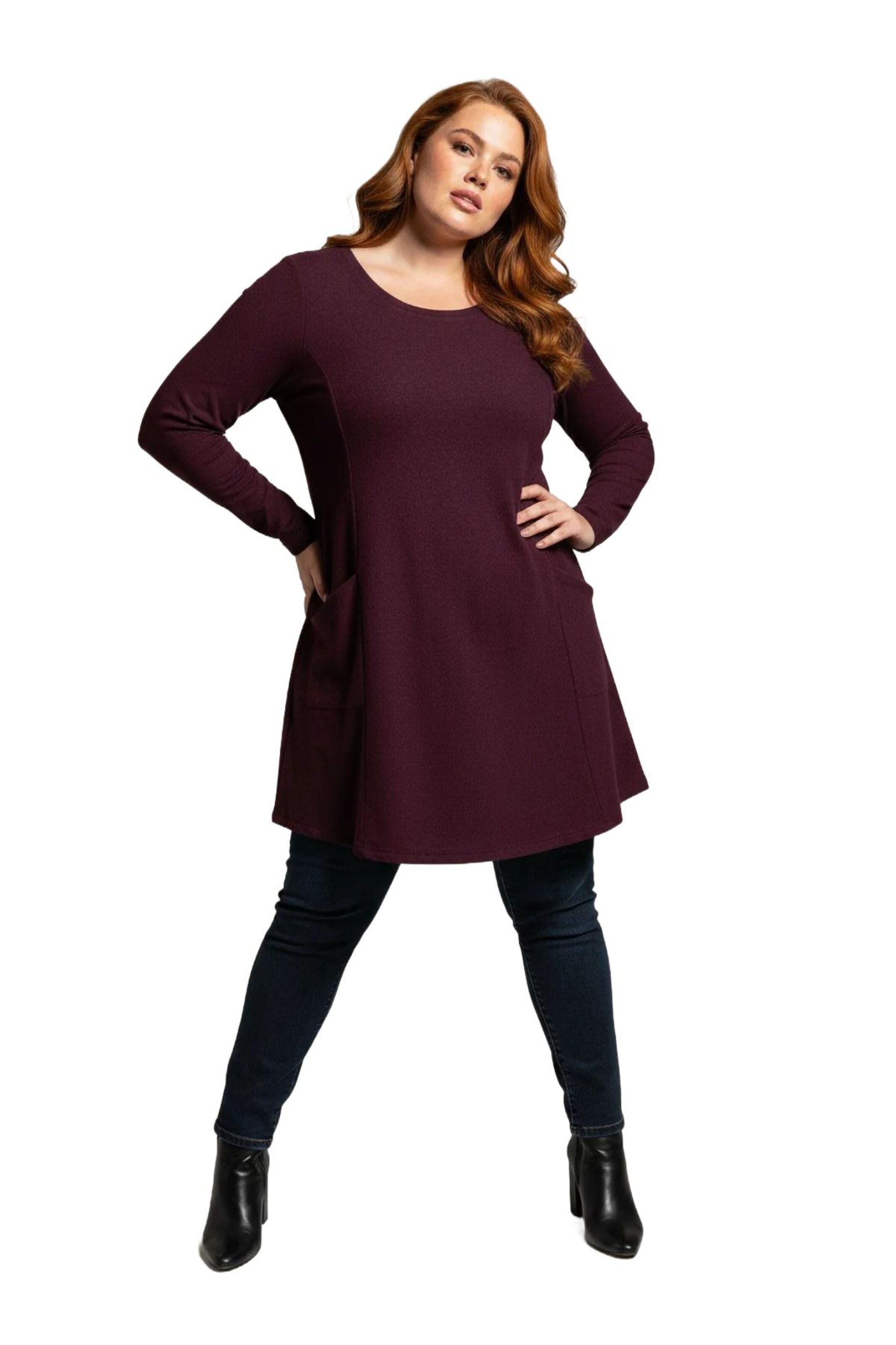 Shape Of You Jurk in Rood