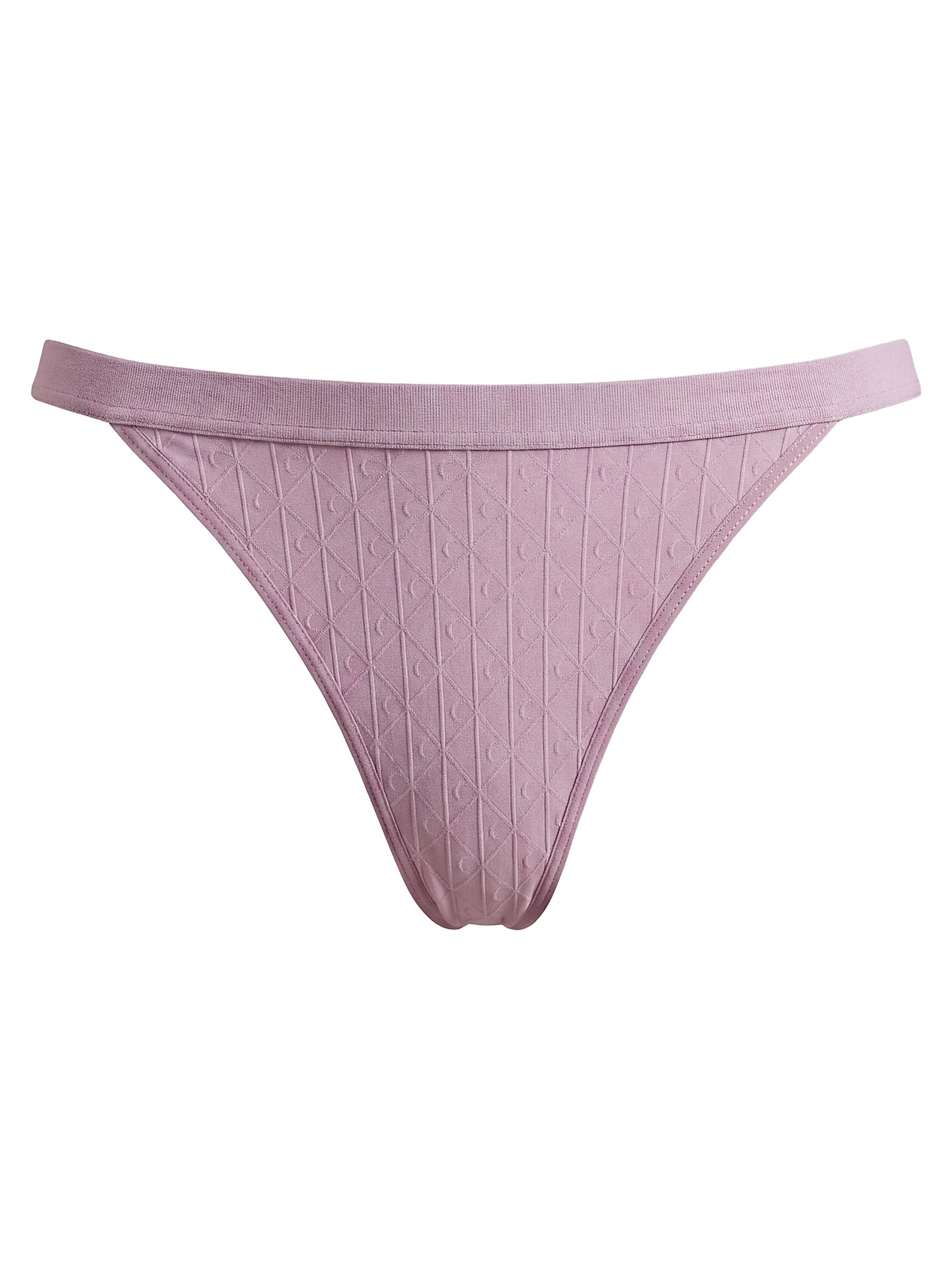 Calvin Klein Underwear Thong in Purple: front