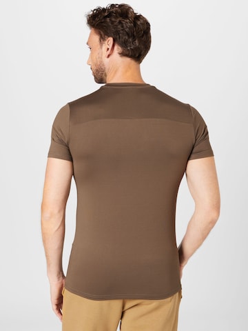 ENDURANCE Koszulka funkcyjna 'Hubend' w kolorze brązowy