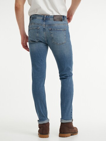 WEM Fashion Tapered Jeans 'Oscar' in Blau