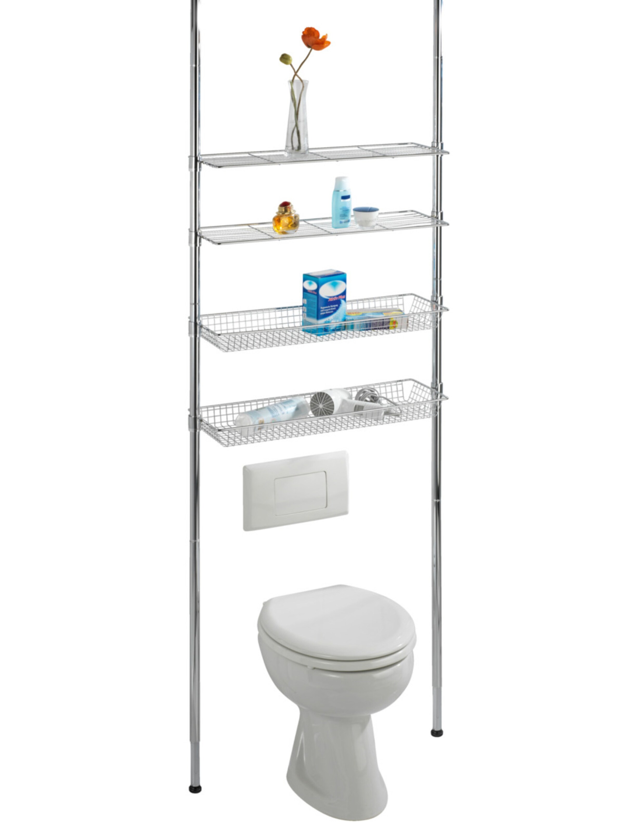 Wenko Shelf 'Ellera' in Silver