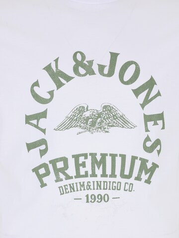 Jack & Jones Plus - Camiseta 'JPRBLUROBAR' en blanco