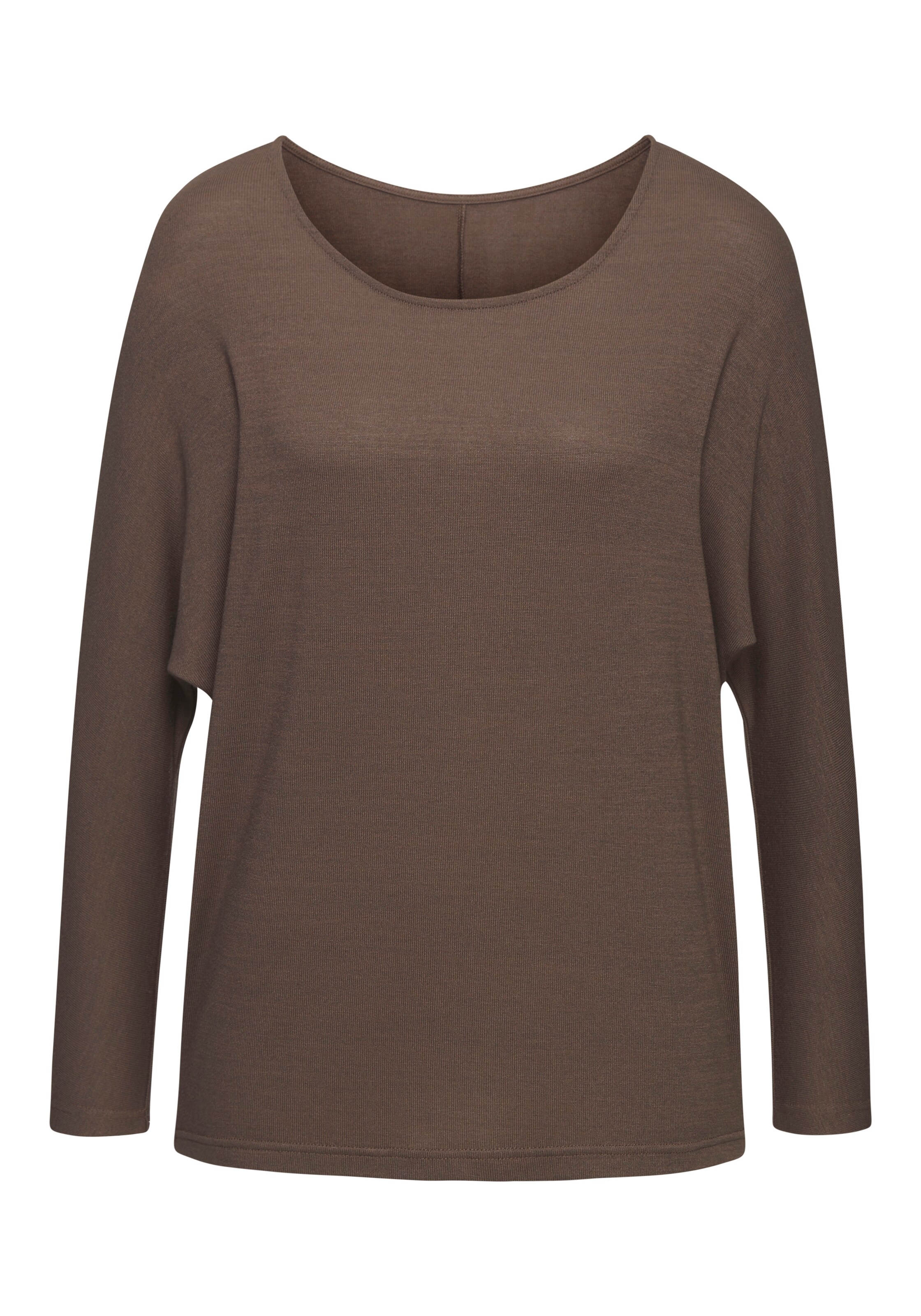 LASCANA Shirt in Brown: front