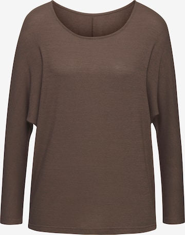 LASCANA Shirt in Brown: front