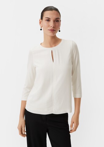 COMMA Blouse in Wit: voorkant