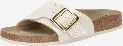 Šlepetės 'Catalina' iš BIRKENSTOCK, spalva – smėlio spalva / vilnos balta, Prekių apžvalga