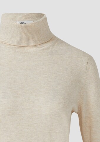 s.Oliver Sweater in Beige