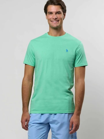 U.S. POLO ASSN. Klasický střih Košile ' Arjun ' – zelená: přední strana