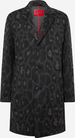 HUGO Between-Seasons Coat 'Malte' in Black: front