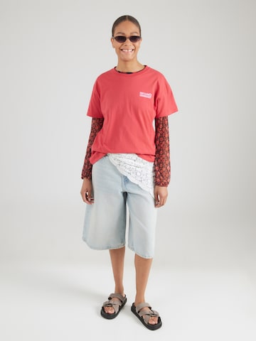 RIP CURL - Camiseta 'OCEAN BREAK' en rojo