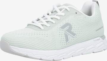 Rieker Trampki niskie w kolorze zielony: przód