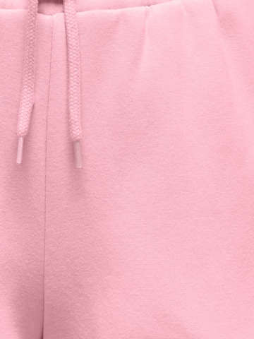 ONLY Baggy Broek 'sweat string' in Roze