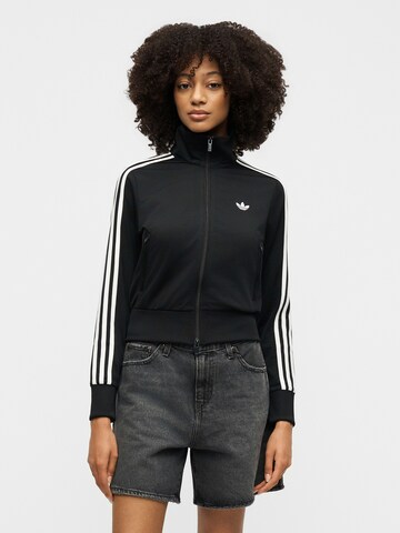 Veste de survêtement 'Firebird Classic' ADIDAS ORIGINALS en noir : devant