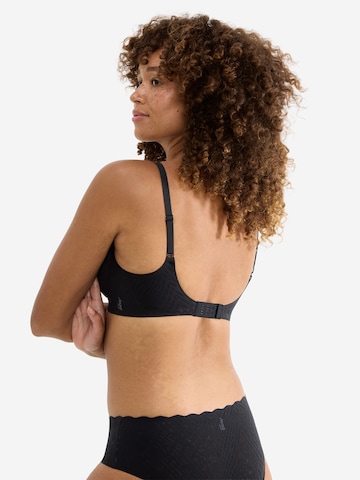 SLOGGI Push-up BH ' Blue ZERO Feel Bliss THE UP ' in Zwart