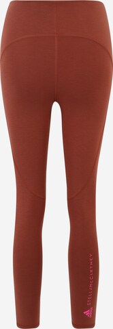 Skinny Pantalon de sport ADIDAS BY STELLA MCCARTNEY en rouge