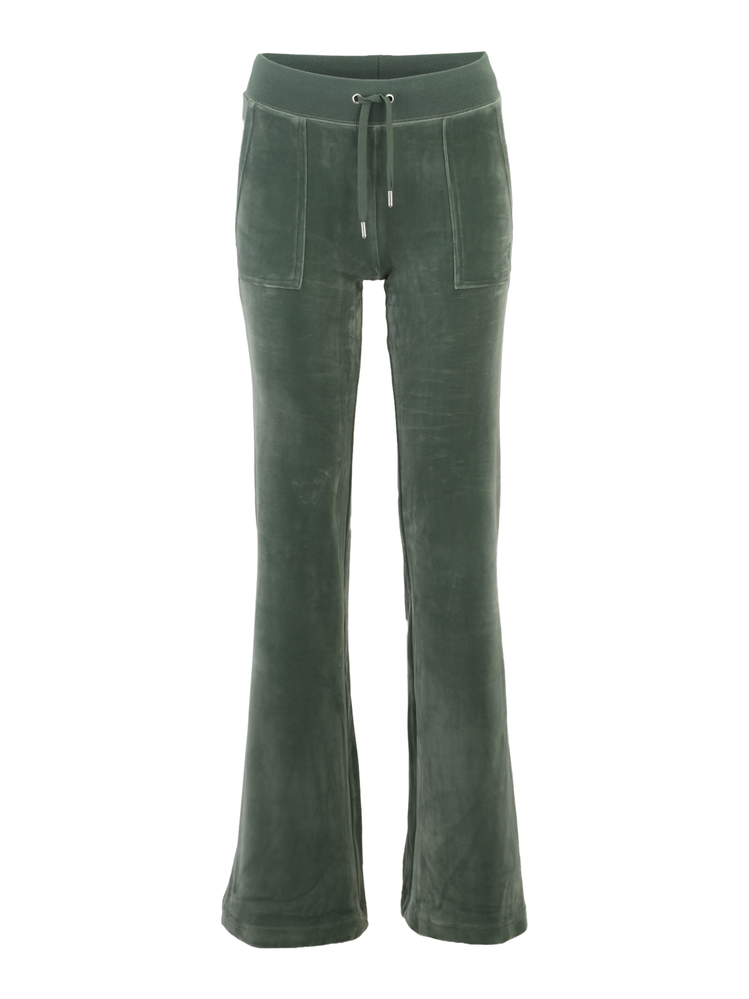 Juicy Couture Tall Flared Broek 'LAYLA' in Groen: voorkant