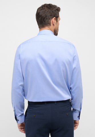 ETERNA Regular fit Button Up Shirt in Blue