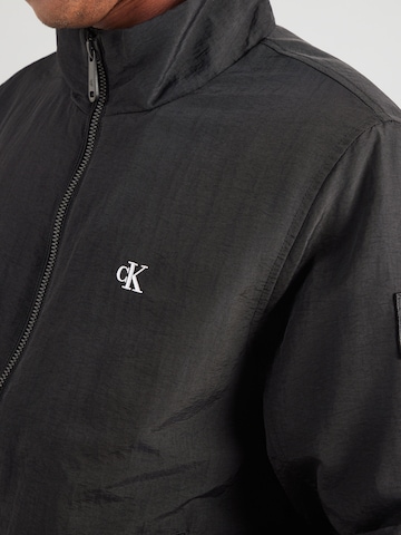juoda Calvin Klein Jeans Demisezoninė striukė 'HARRINGTON'