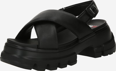 Sandalo Tommy Jeans di colore nero, Visualizzazione prodotti