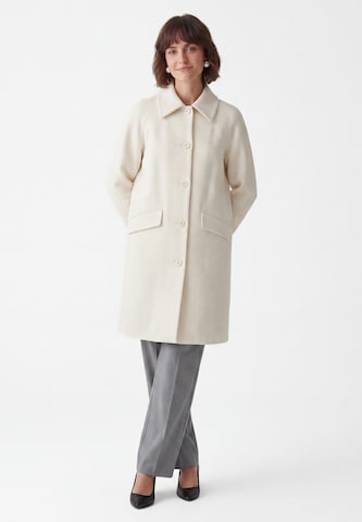 Manteau mi-saison Usha en blanc