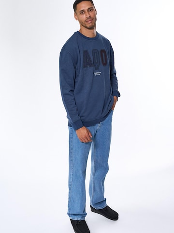 A Question Of (AQO) Sweatshirt 'Sky Captain' in Blue: front