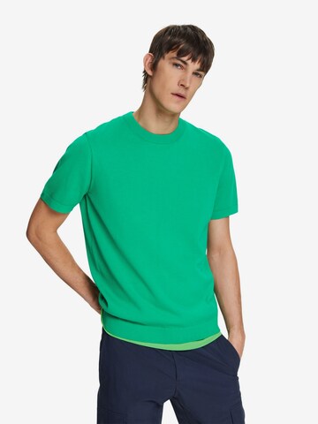 T-Shirt ESPRIT en vert : devant