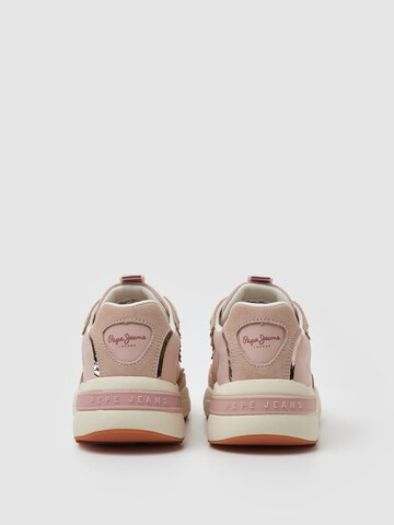Sneaker low de la Pepe Jeans pe roz
