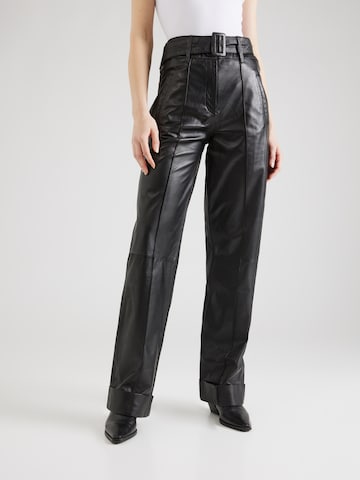 Regular Pantalon 'Paco' Ibana en noir : devant