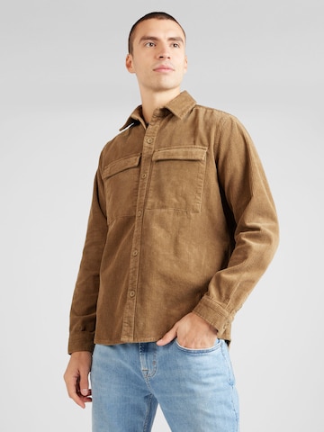 Revolution Regular fit Button Up Shirt in Green: front