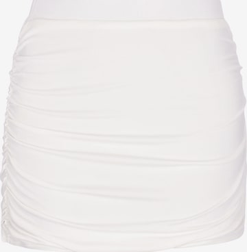 Jupe 'Festive' faina en blanc : devant