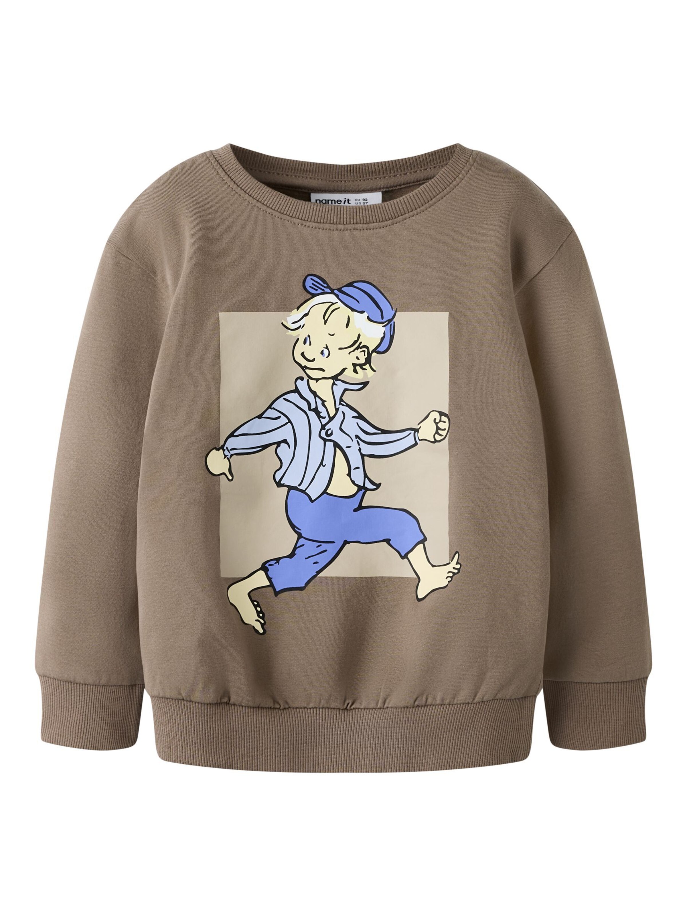 Sweat NAME IT en gris : devant