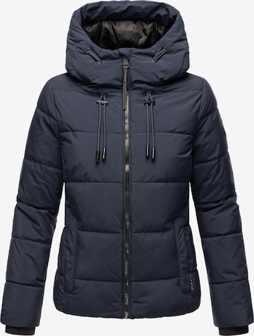 MARIKOO Winterjas in Blauw: voorkant