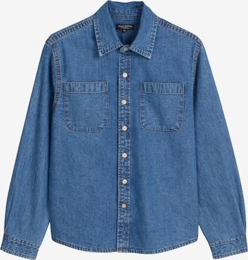 Marc O'Polo Regular fit Overhemd in Blauw: voorkant