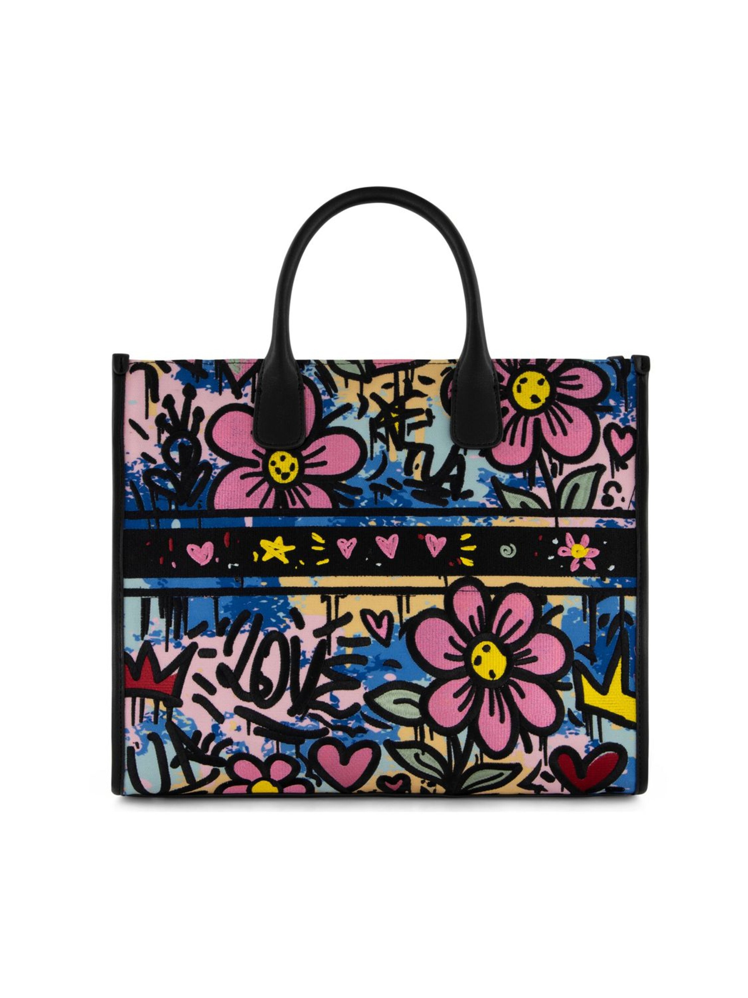 Borsa a mano 'Jacquard' di Braccialini in colori misti