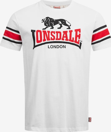 LONSDALE Shirt in Weiß: Vorderseite