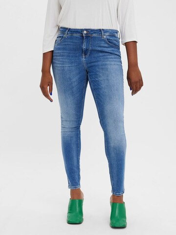 Vero Moda Curve Slim fit Jeans 'LUX' in Blue: front