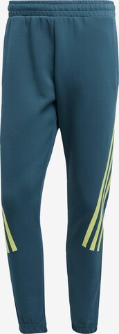 ADIDAS SPORTSWEAR Sportovní kalhoty 'Future Icons 3-Stripes' – modrá: přední strana