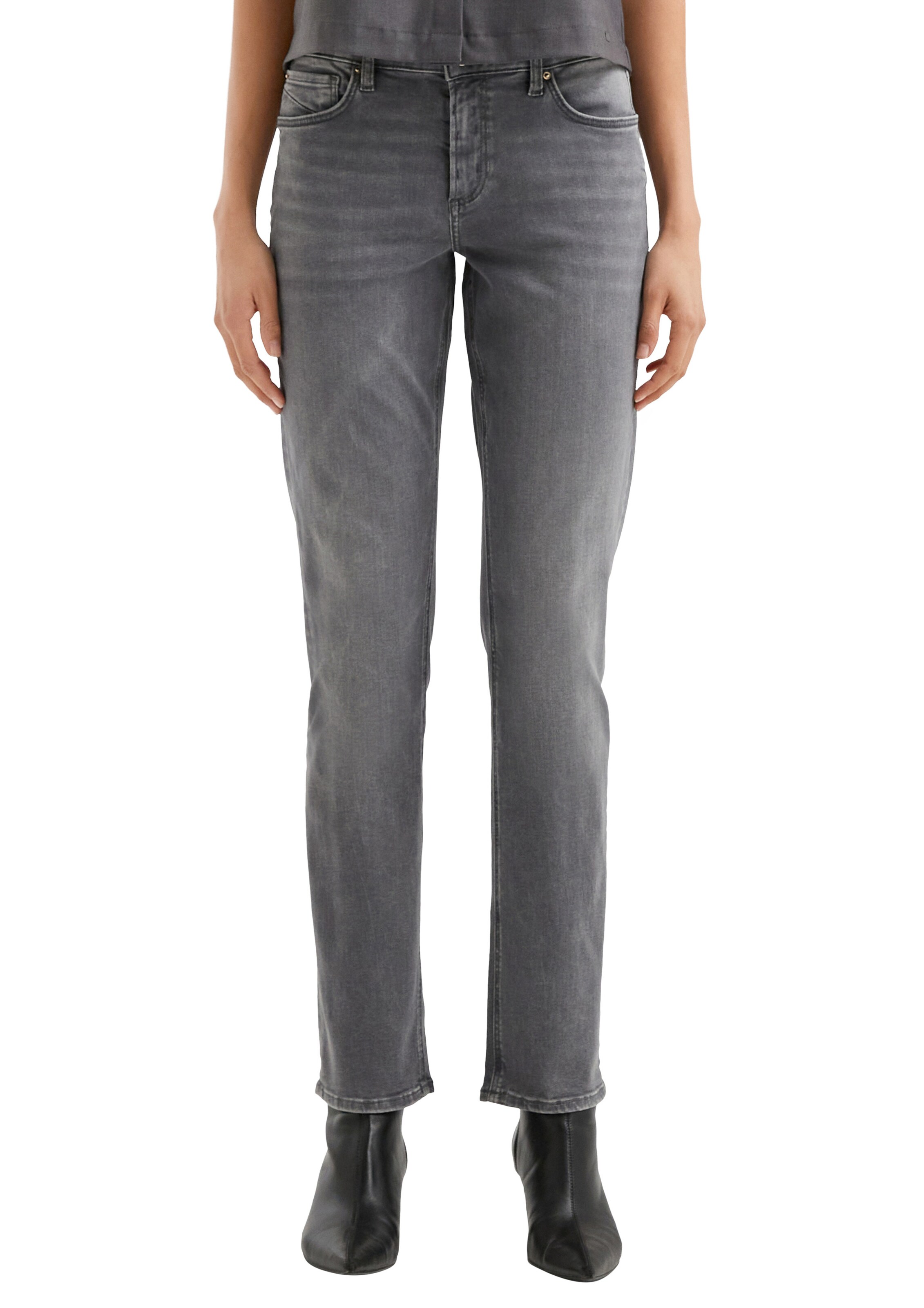 QS Slim fit Jeans 'Catie' in Grey: front