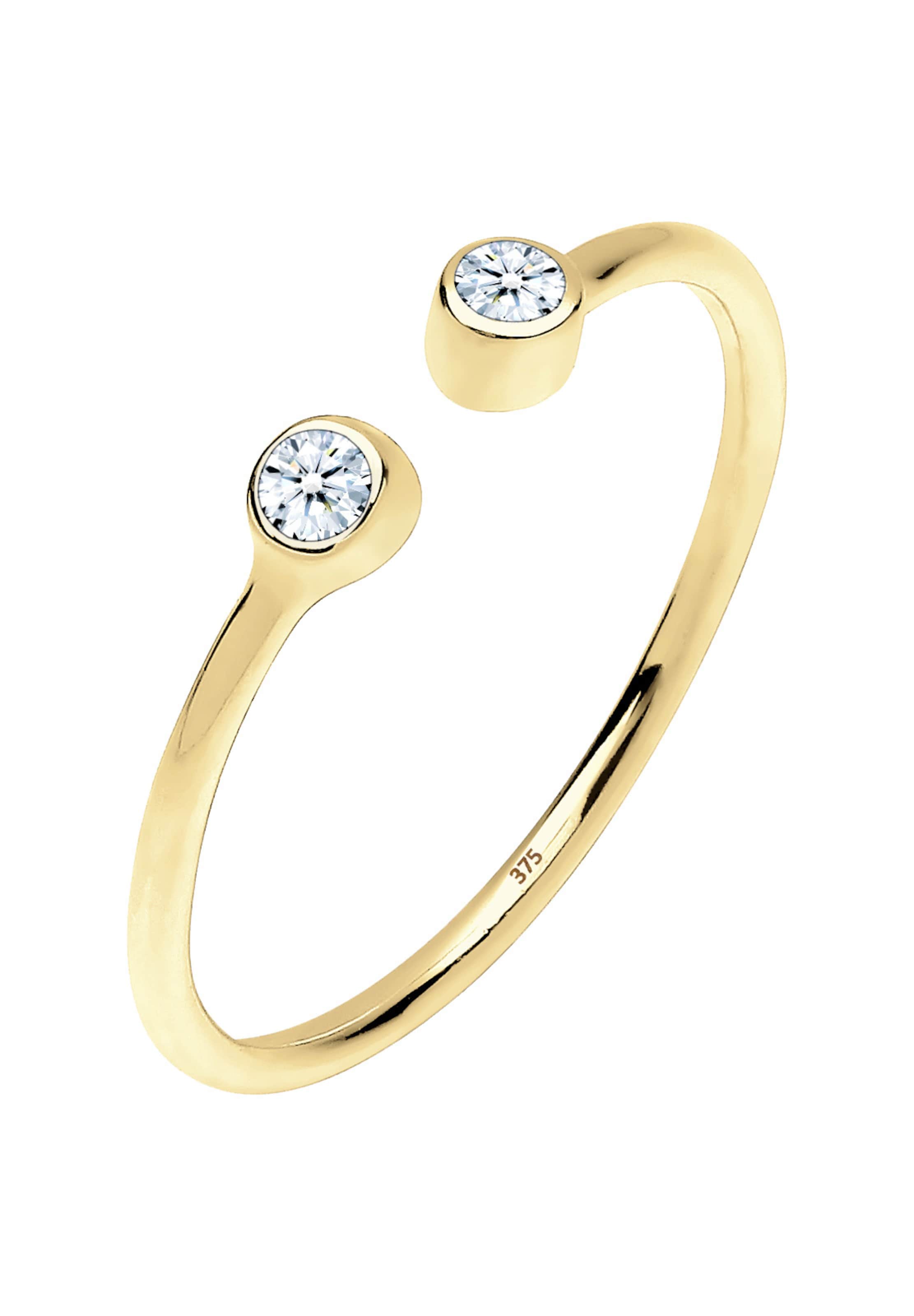 Elli DIAMONDS Ring in Gold: front