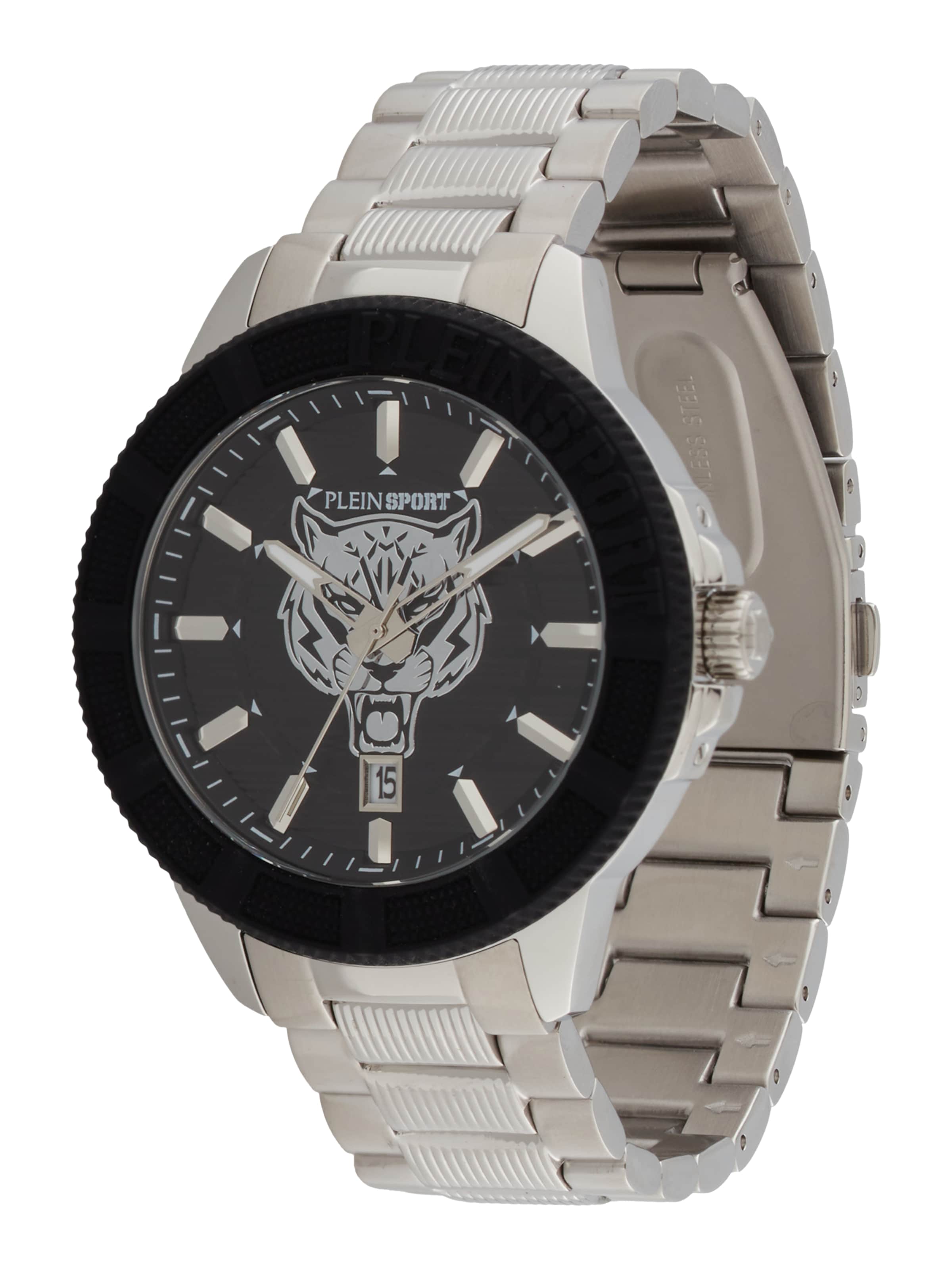 Plein Sport Αναλογικό ρολόι σε ασημί: μπροστά