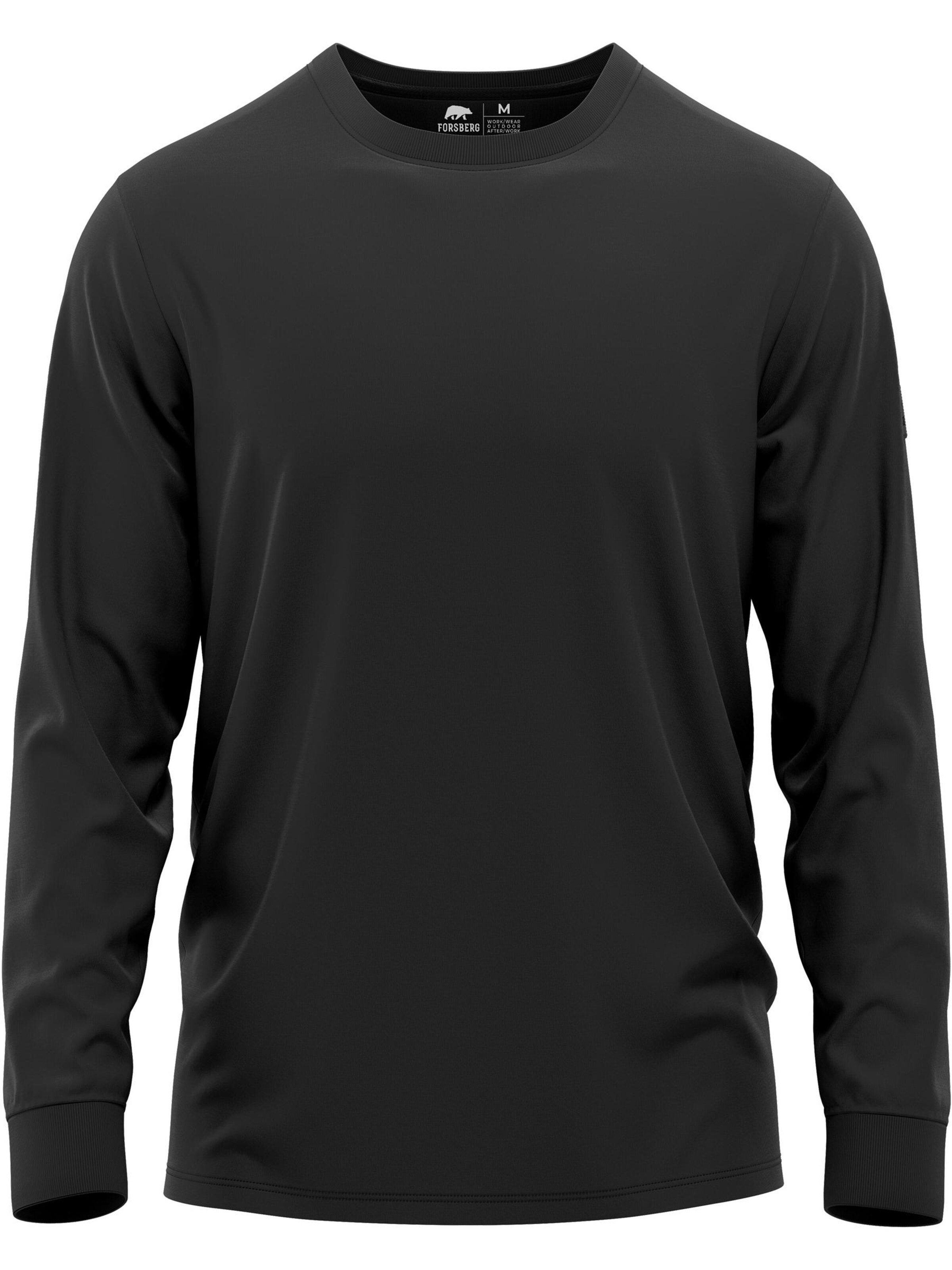 FORSBERG Sweatshirt in Black: front