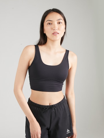 UNDER ARMOUR Bustier Sporttop 'Meridian' in Schwarz: predná strana