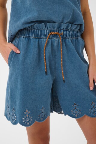 SAINT TROPEZ Regular Shorts in Blau