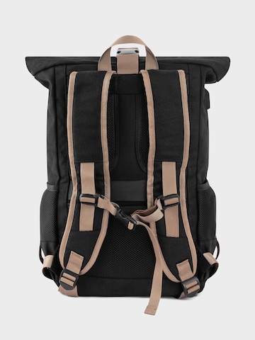 Sac à dos 'Everyday Hemp Rolltop Backpack Black' 8000kicks en noir