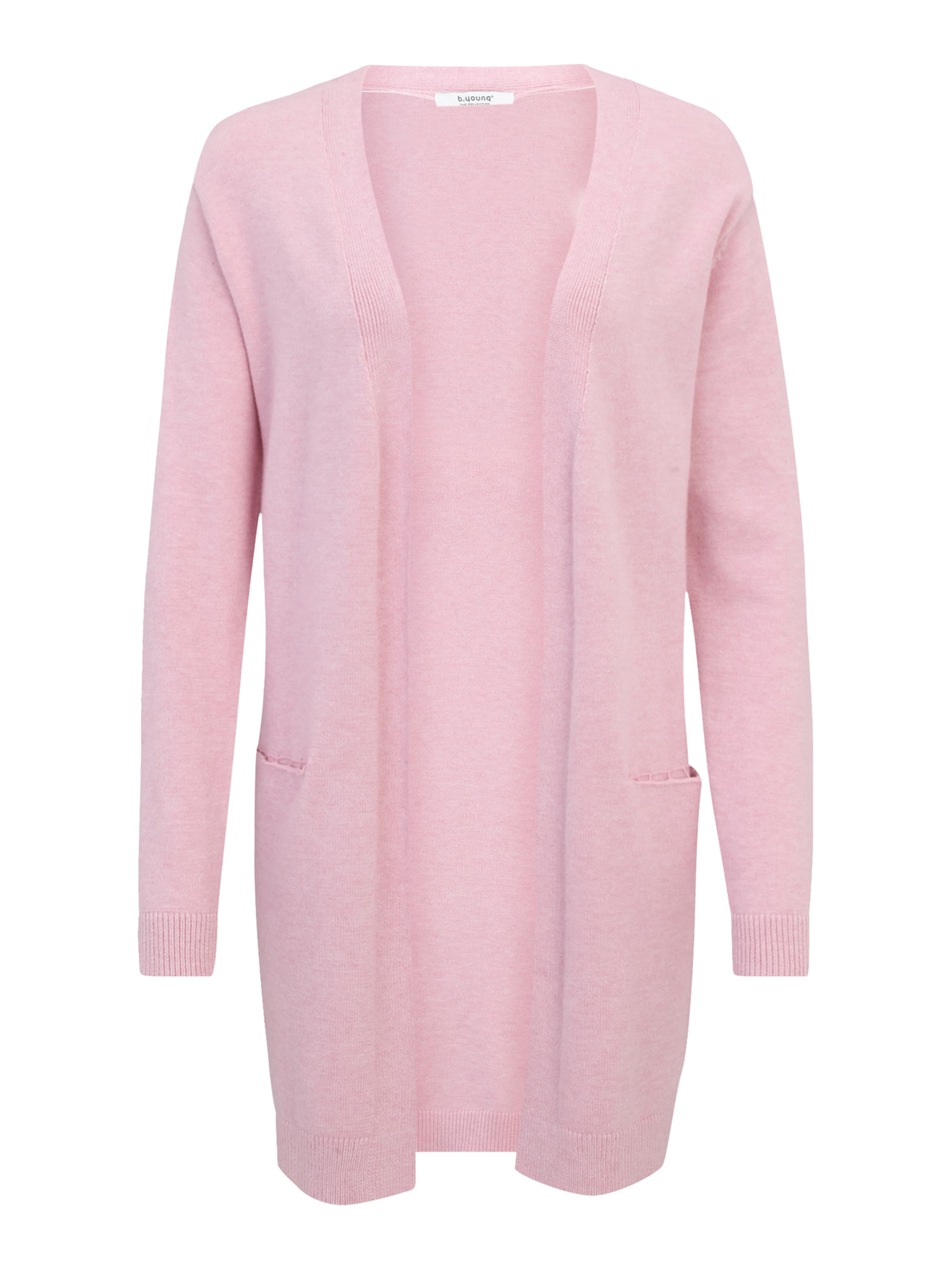 b.young Вязаная кофта 'Bynonina' в Ярко-розовый: спереди