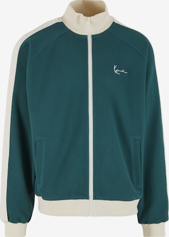 Karl Kani - Casaco em moletão 'Signature' em verde: frente