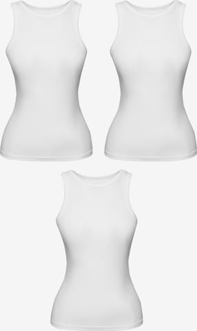 Haut Erdem en blanc : devant