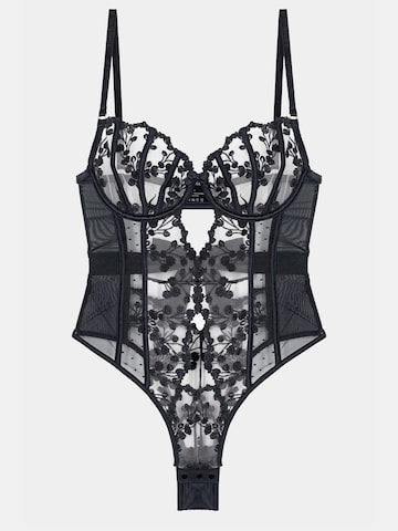 Gianna Bellucci Lingerie Bodysuit 'Marcia' in Black: front